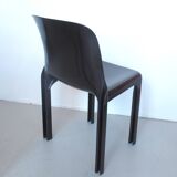 Set de 4 chaises Selene marron Magistretti Artemide
