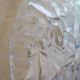 Plafonnier en verre glacé Kaiser Leuchten, années 1970