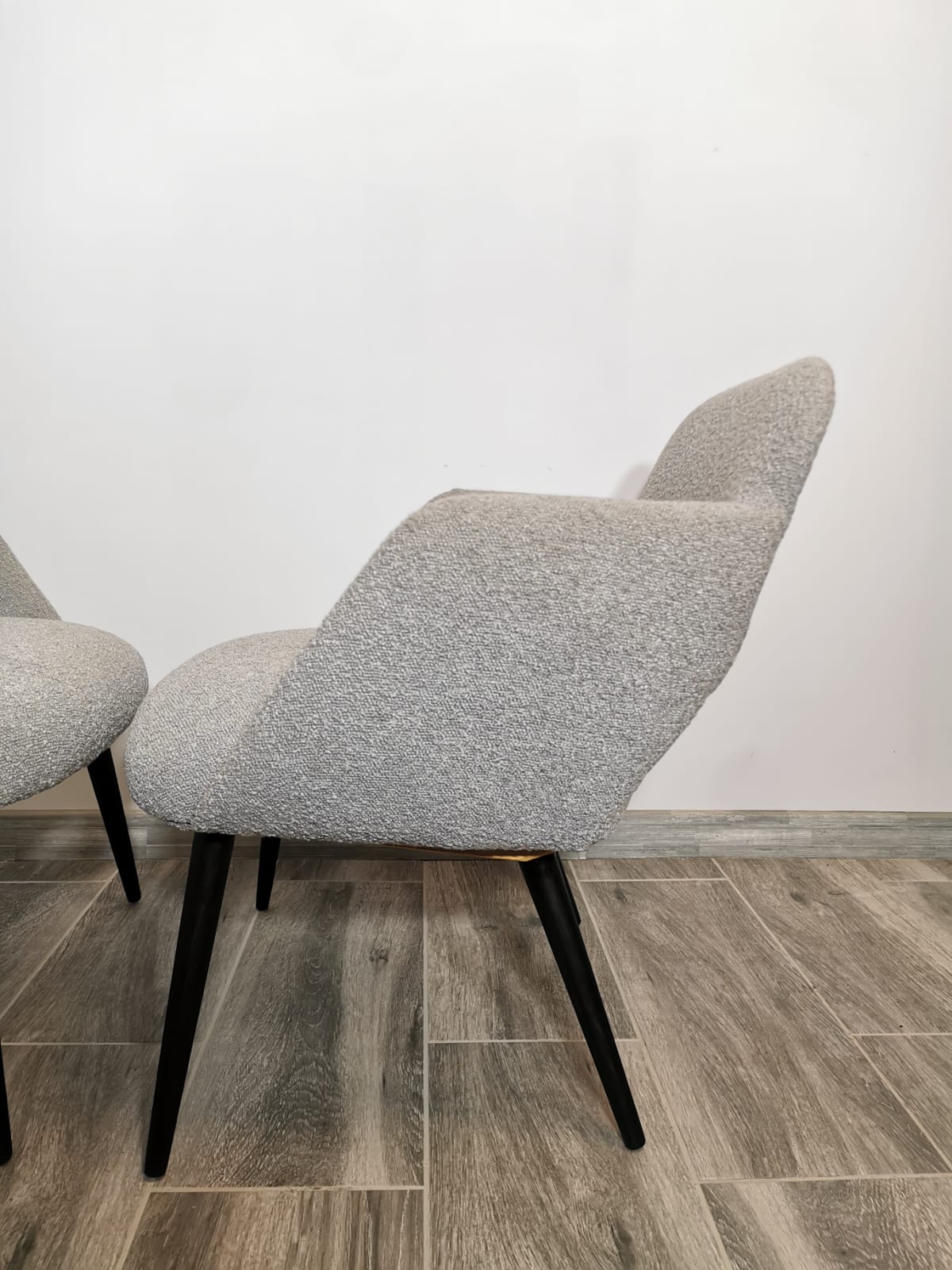 Mid-century restored pair of armchairs