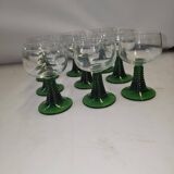 9 Alsace wine glasses from the 70s