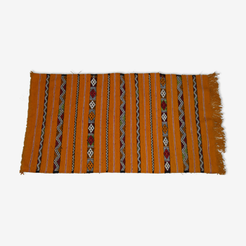 Berber carpet Zemmour wool of the middle atlas 134x73cm