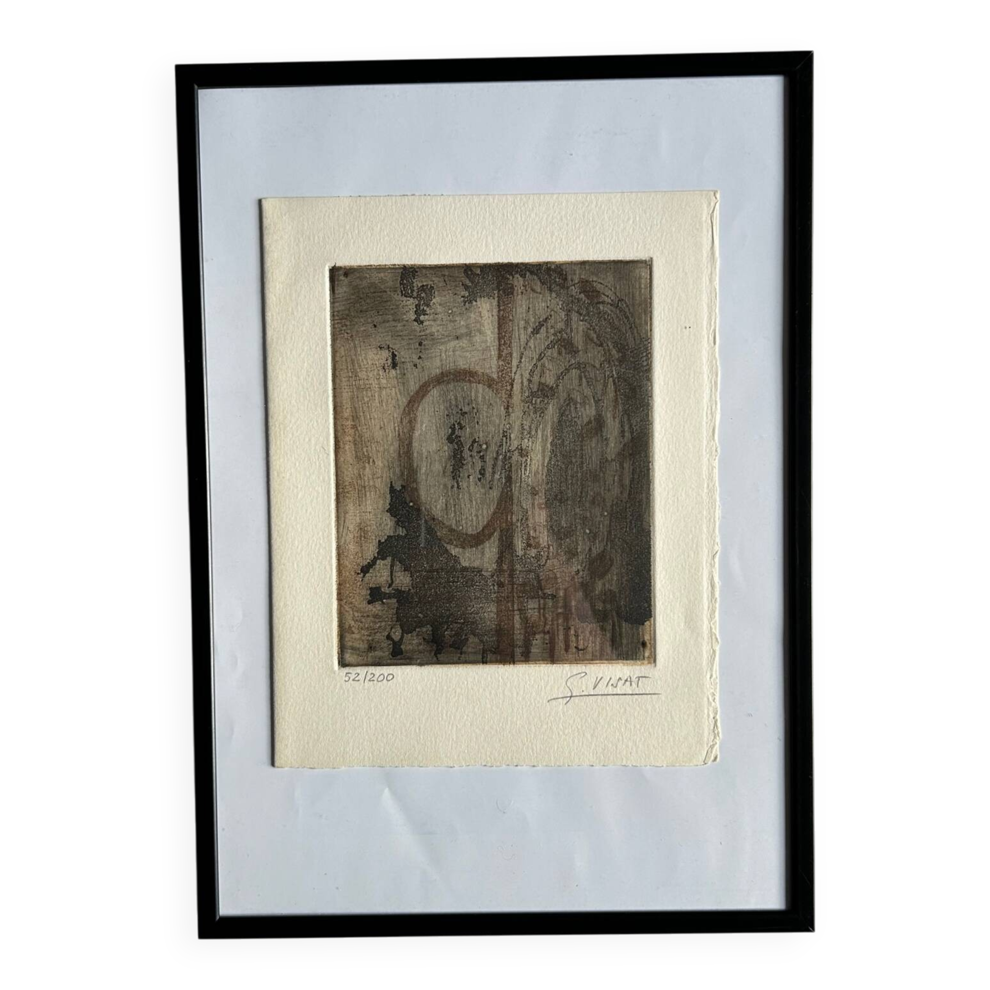 Original engraving by Suzanne Visat. Signed and numbered. 1994