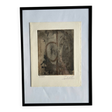 Original engraving by Suzanne Visat. Signed and numbered. 1994