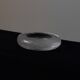 Vintage glass ashtray sculpted by Vicke Lindstrand for Kosta Boda.