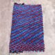 Moroccan carpet Boucherouite blue - 89 x 337 cm