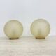 Pair of 2 glass swirl lamps, 1970 Italy