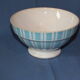 Digoin 9611 vintage pastel blue bowl on pedestal