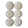 Set of 6 flat plates Longwy model Loridan – Antique earthenware from the late 19th to early 20th century.