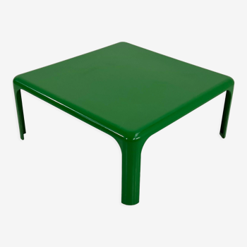 Green coffee table Demetrio 70 by Vico Magistretti for Artemide, 1960