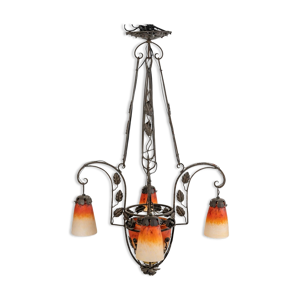 Lustre en fer forgé