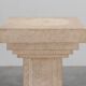 Mid-century console in beige stone, France 1960s