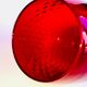Red textured glass vase from the 60s-70s, Italy, Empoli