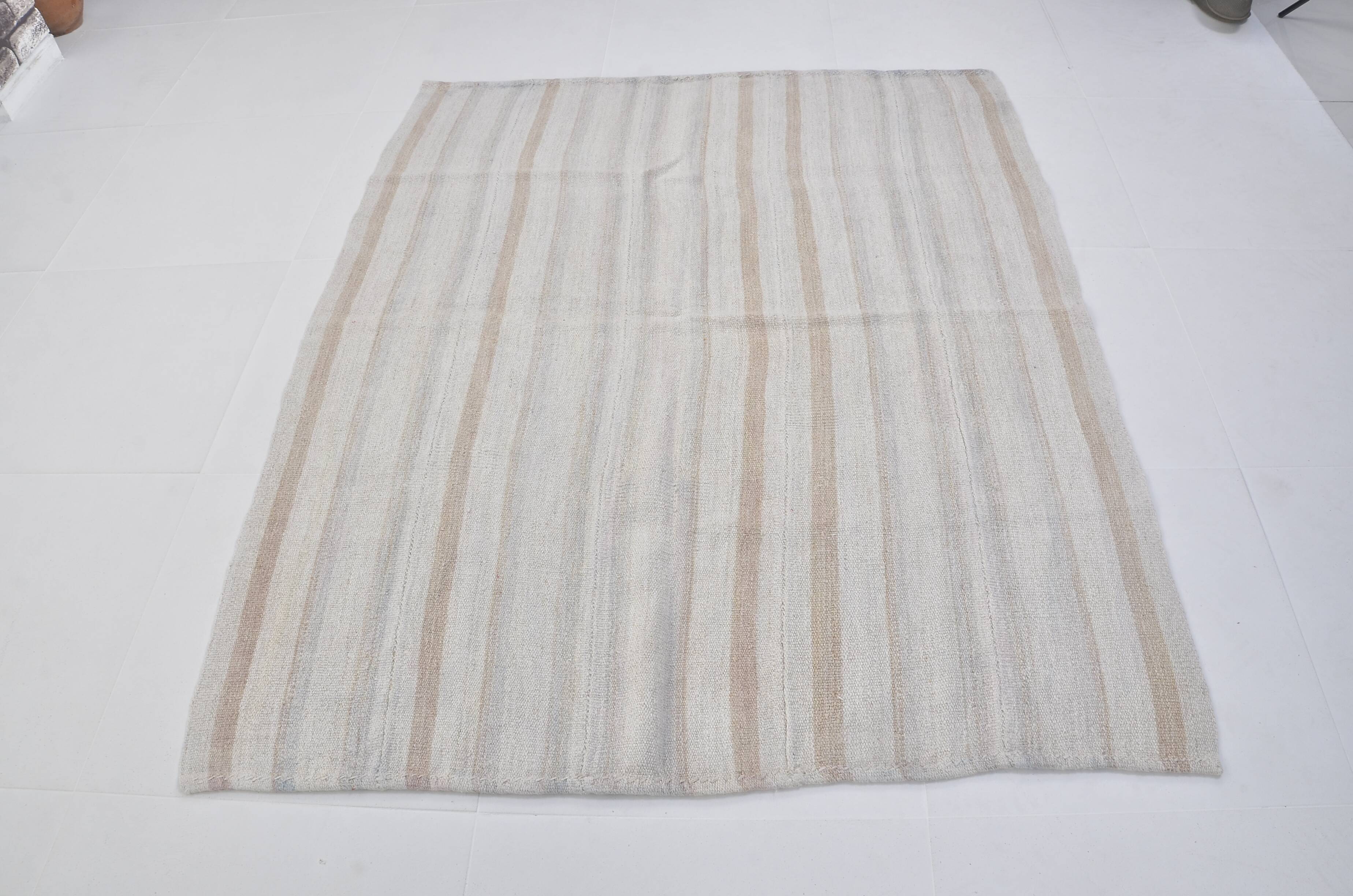 Turkish Handwoven Hemp Kilim Rug, sku 3663