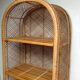 Vintage rattan library, 1970
