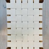 Vintage Wooden Ottoman from Czechoslovakia 1970’s