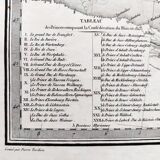 Old map of France - 1842