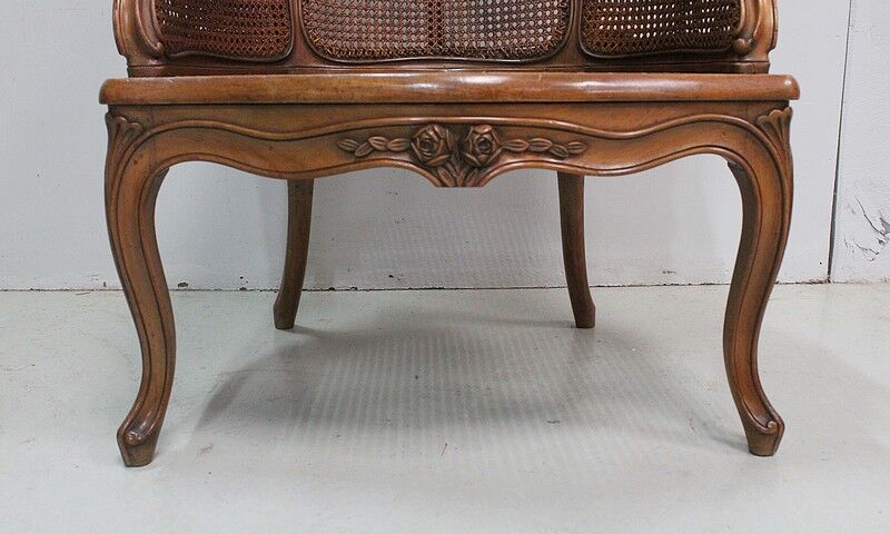 Louis XV style armchair, late 19th century