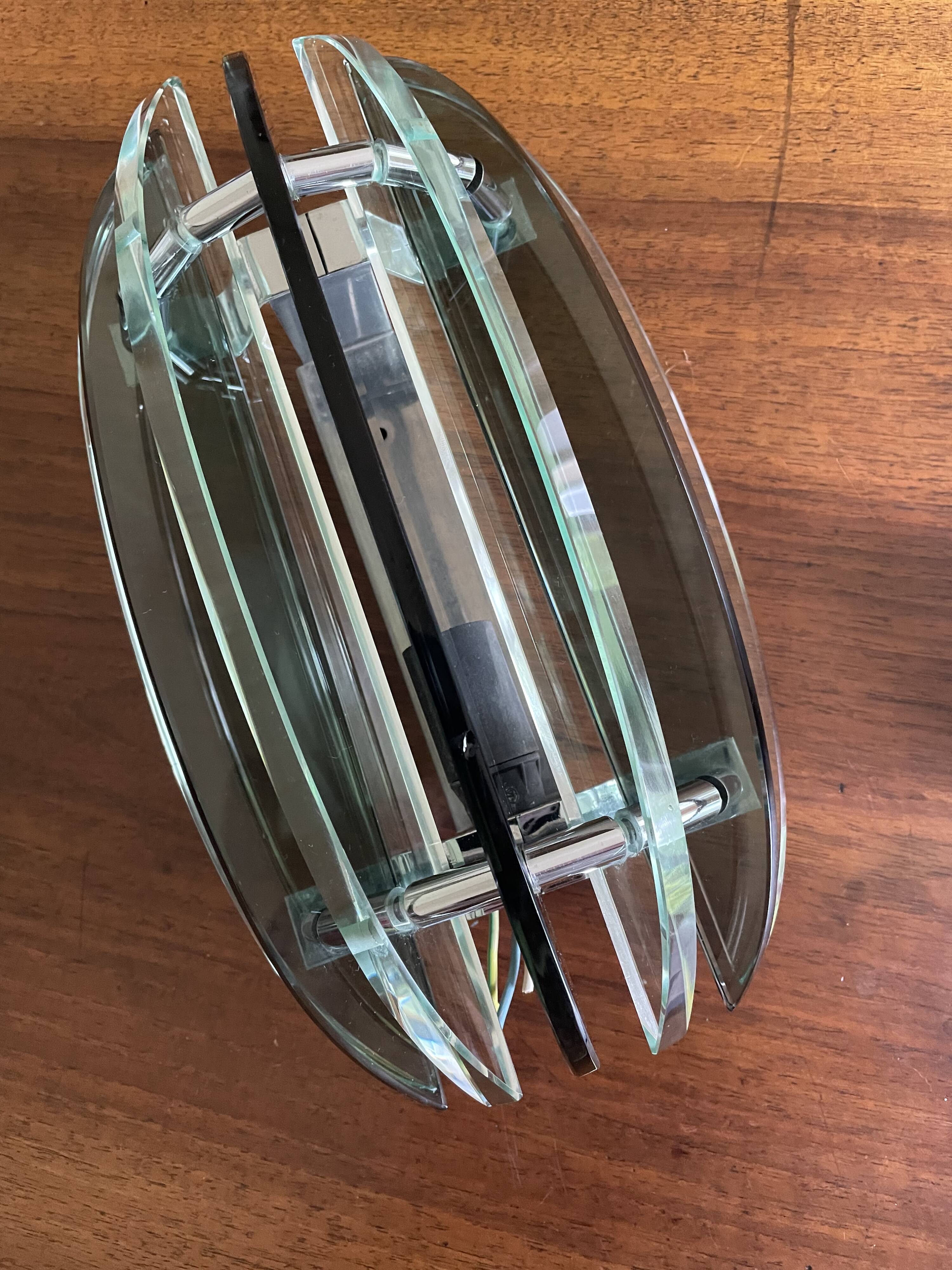 Wall lights with Murano glass slats VECA Italy