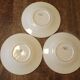 Set of 3 St Clément flower slip plates
