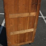 Rectangular gold mirror 161x94cm