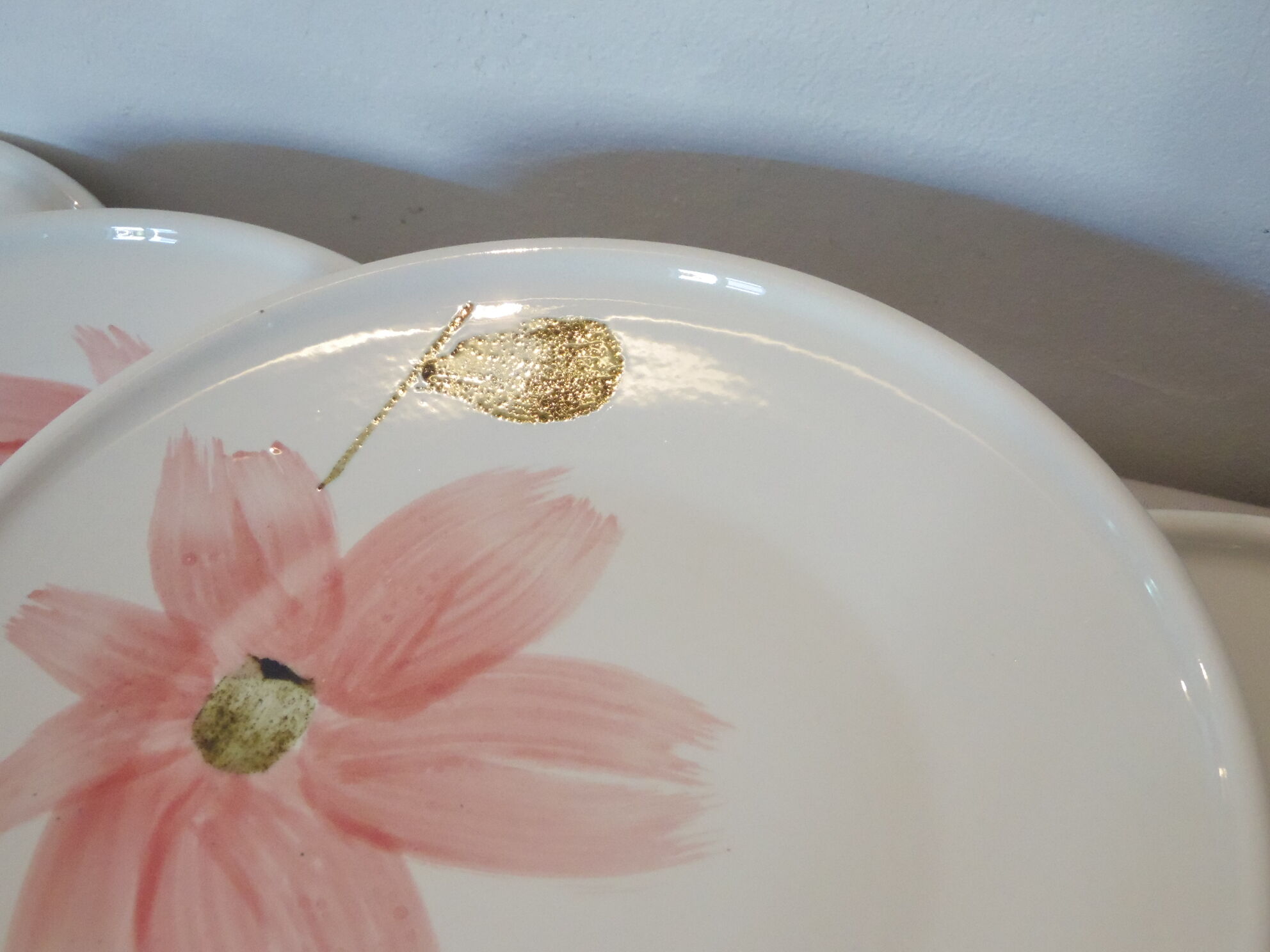 6 flat plates Sarreguemines