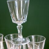 6 stemmed digestive glasses in very good condition