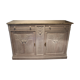 Oak buffet massive white lead