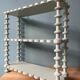 Restyled wooden wall shelf, 1960s