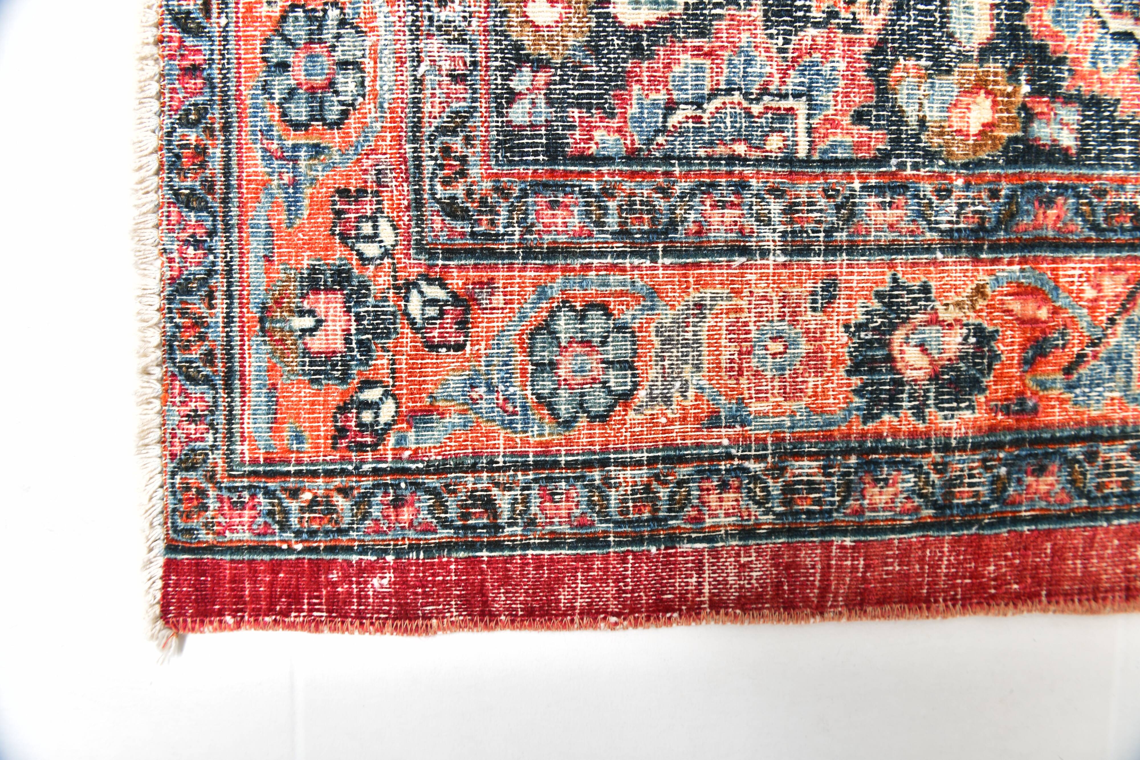 10x13 Red & Blue Oriental Vintage Persian Rug, 315x412Cm