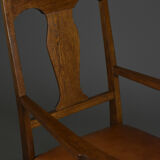 Art Deco Oak Armchair, 1920s–30s