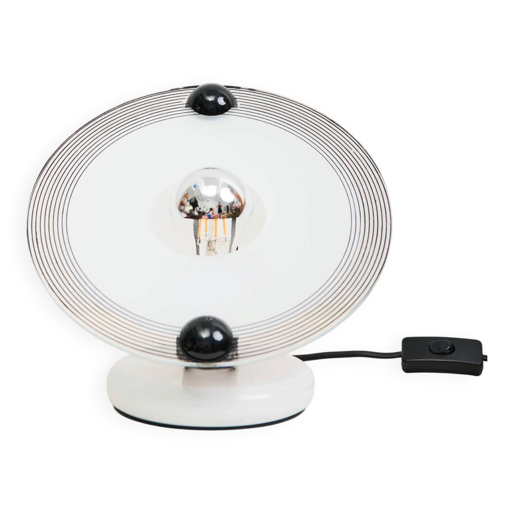 Table lamp "Disque", Toffoli, Italy, 1980s