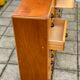 Trio vintage d’armoires en bois de pin allemand