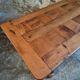 French farmhouse table in oak – 1950-1970 – Top made of solid blocks