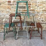 6 industrial stools