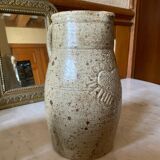 Pyrite stoneware pitcher La Hulotte Caylus