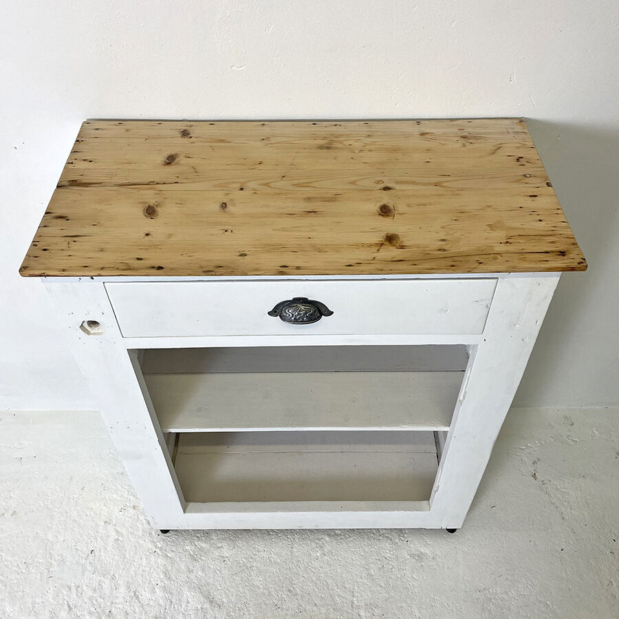 Vintage white buffet 50's