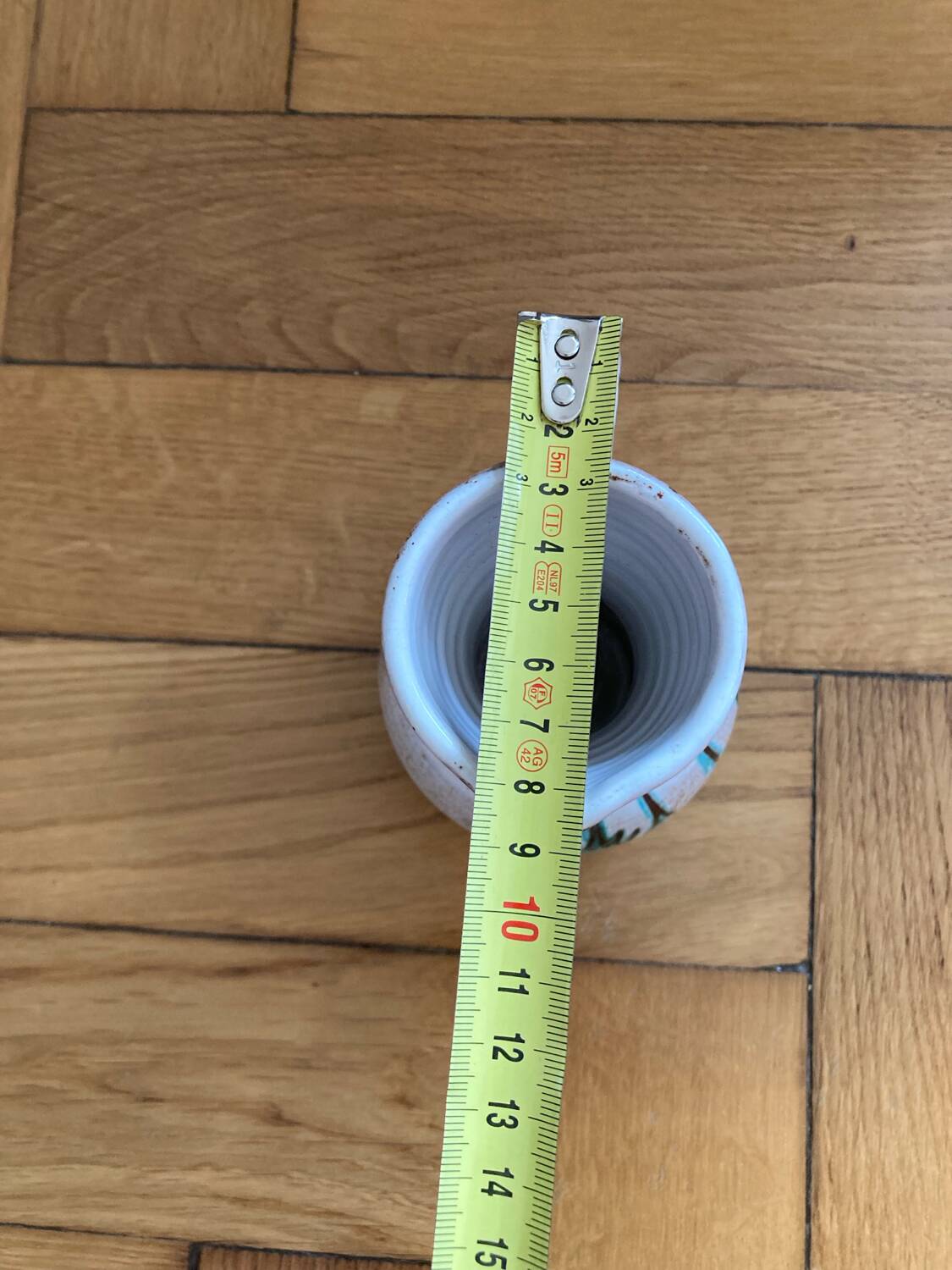 Small thistle pitcher Vallauris