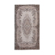 Brown floral turkish area rug, 208x115cm