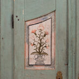 Garde-robe de mariée en art populaire peint 1849