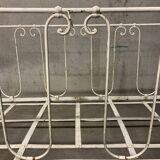 Ancien lit banquette fer forgé vintage