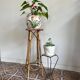 Support de plante en rotin