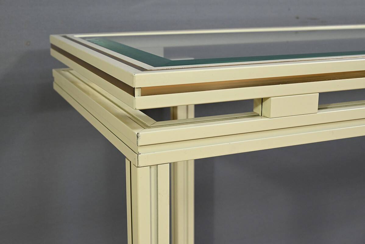 Ensemble Miroir & Console, signés Pierre Vandel – 1970