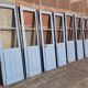 Double doors, two leaves, solid wood (Set of 4)