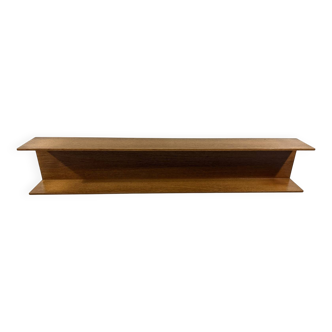 Wilhelm Renz teak wall shelf by Walter Wirz 1960's