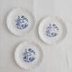 Set of 3 Digoin Sarreguemines Paradis dessert plates