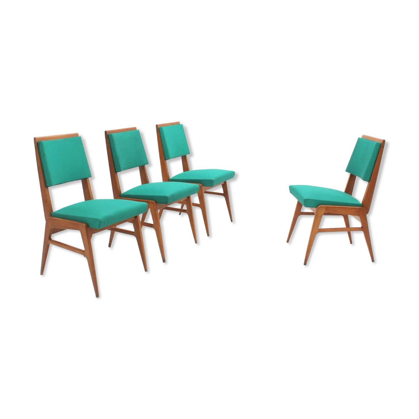 Mid century french dining chairs 1950