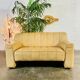 Swiss extendable 2-seater camel leather DeSede DS-44, 1970s.
