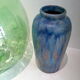Vase in enamelled sandstone Pierrefonds