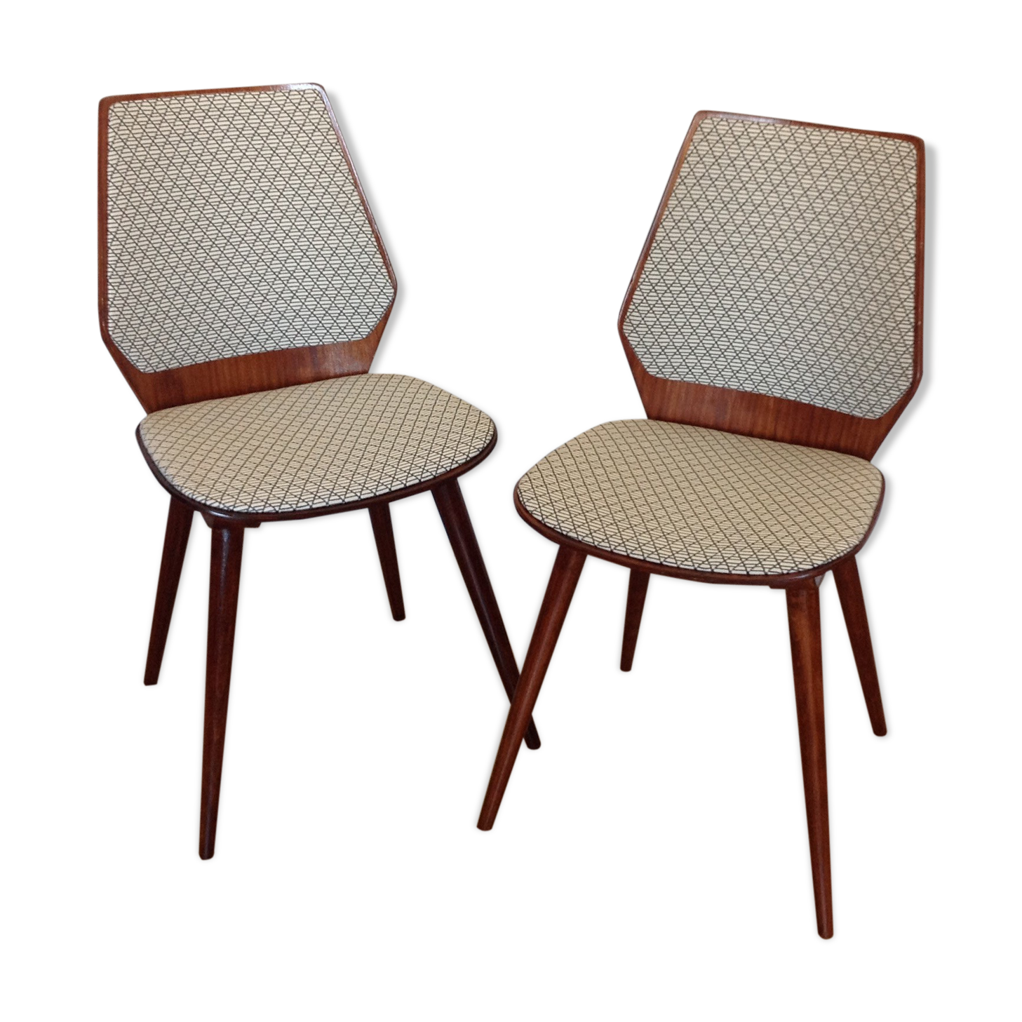 2 chairs Bistro Baumann, 60s