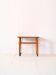 1960s teak coffee table on casters